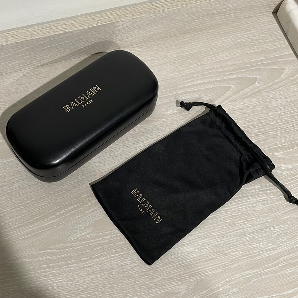 balmain sunglass case